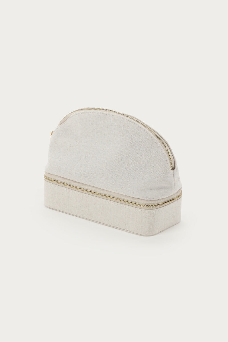 Jewellery organiser and toiletbag in one