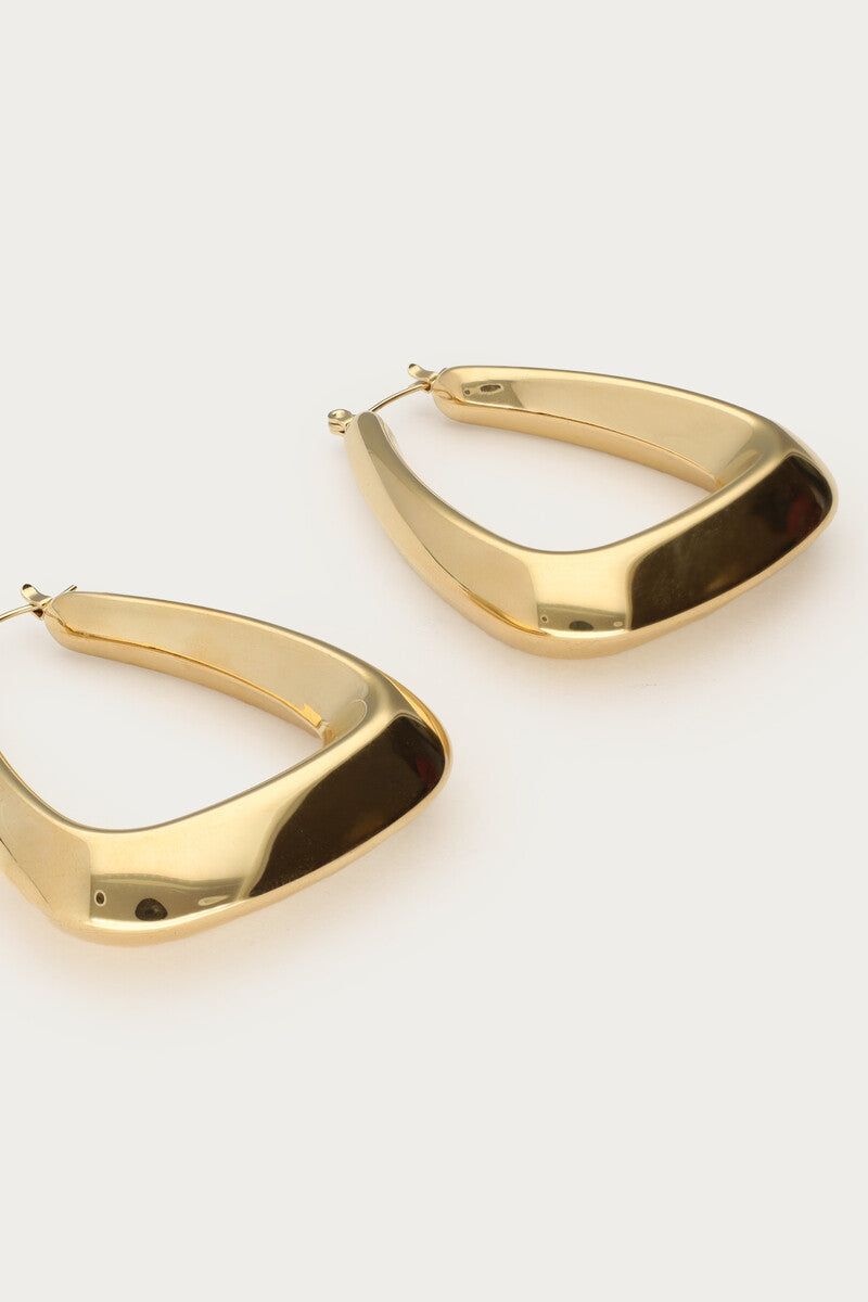 Earring triangle big