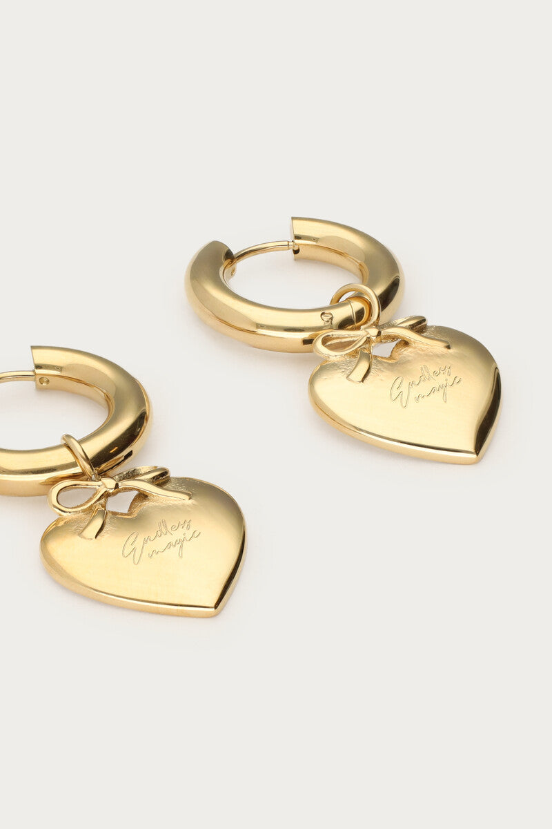 Earrings heart New York