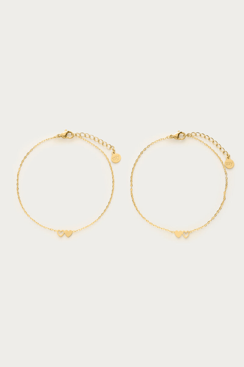 armbandenset 2 hartjes