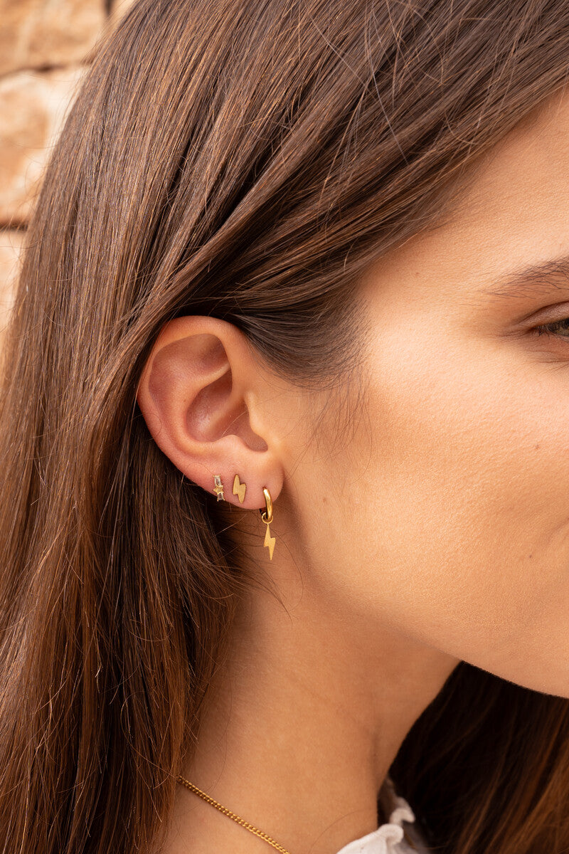 Earring lightning 1.2 cm