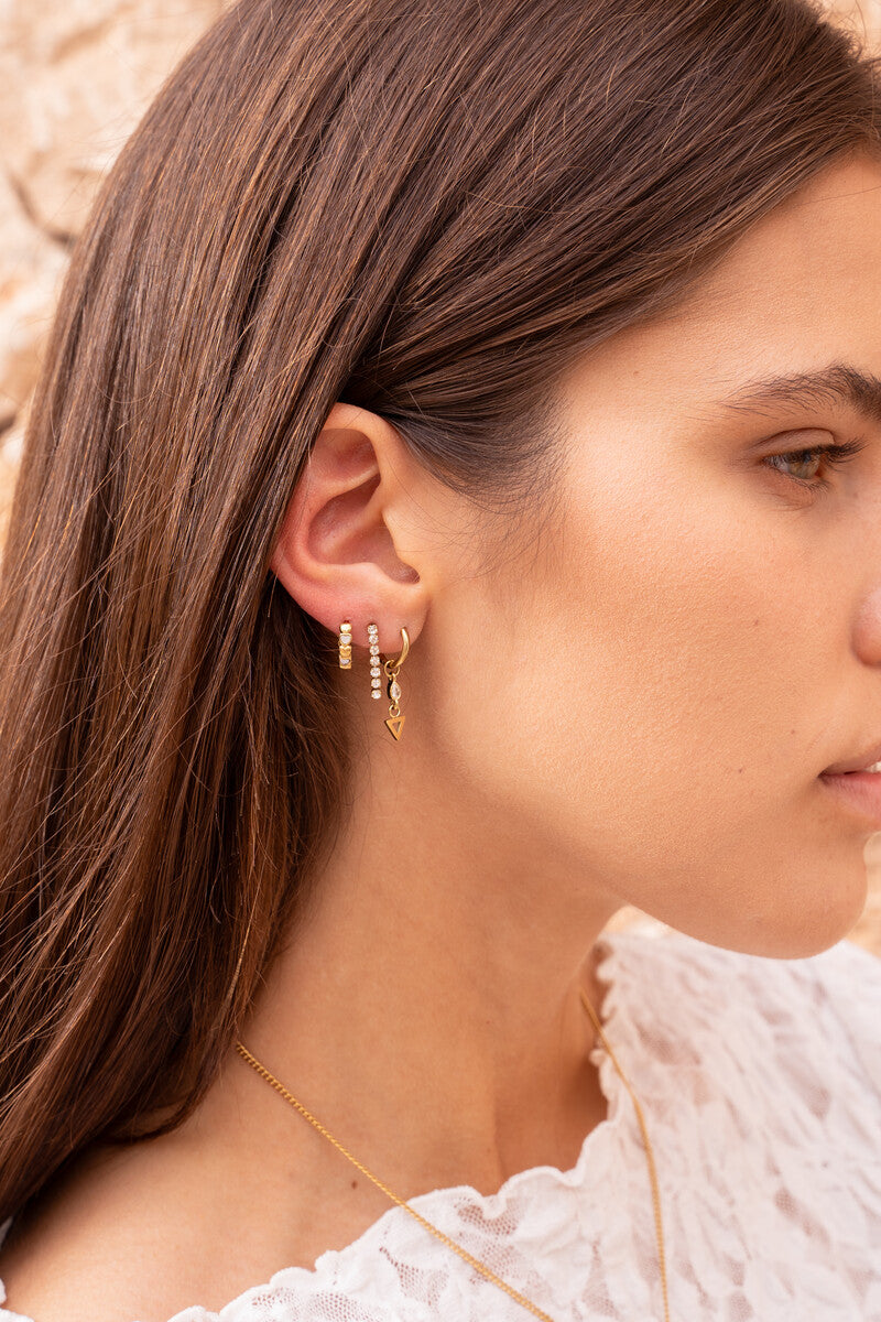 Earrings stones