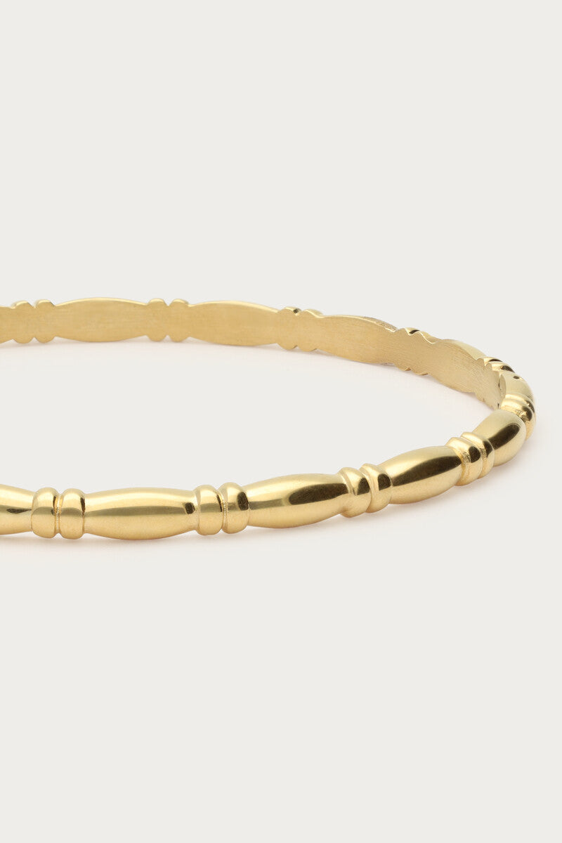 Bangle oval bamboo look