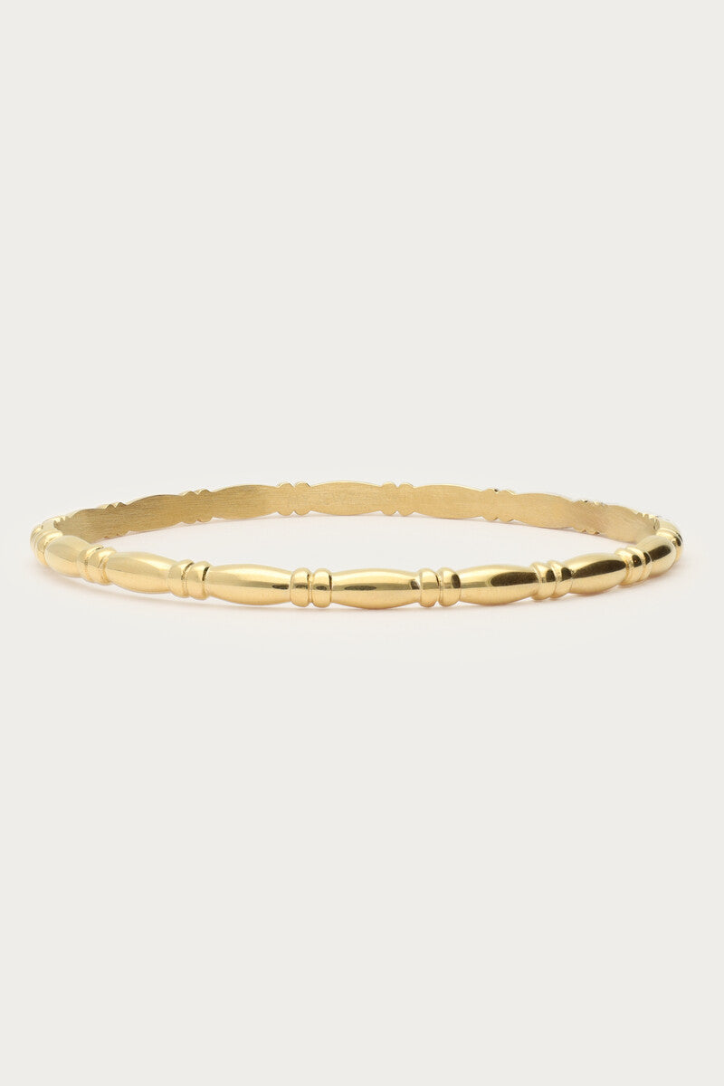 Bangle oval bamboo look