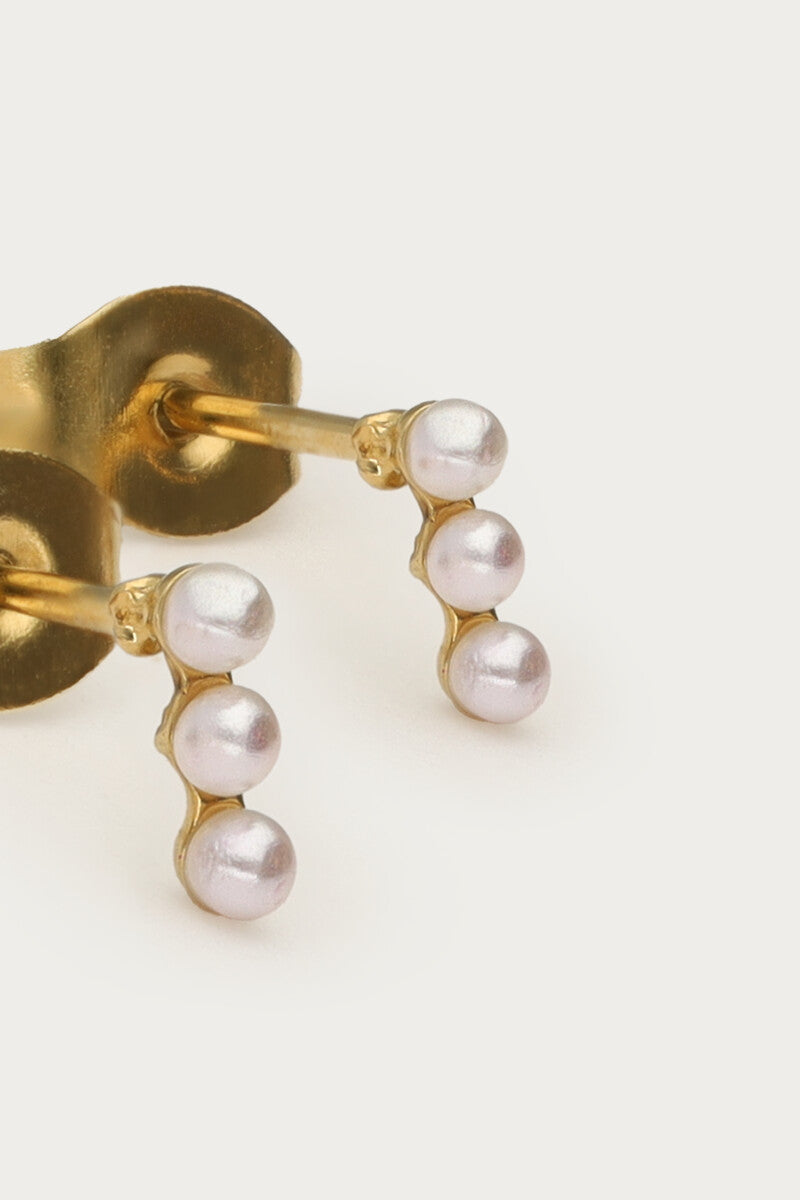 Earstud 2 pearls