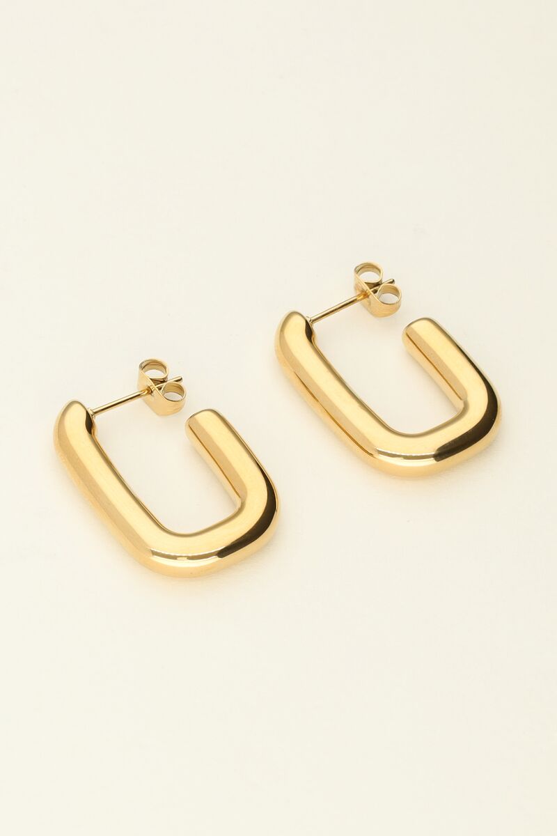 Earrings rectangular