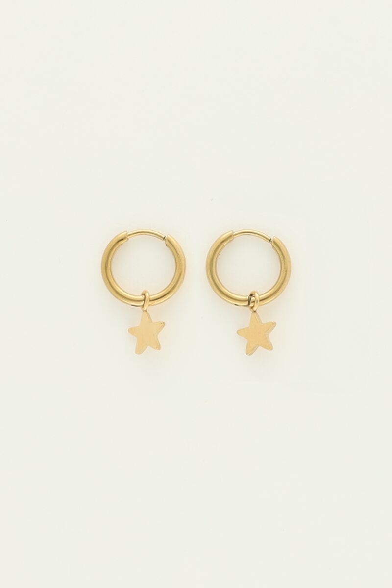 Earrings with star
