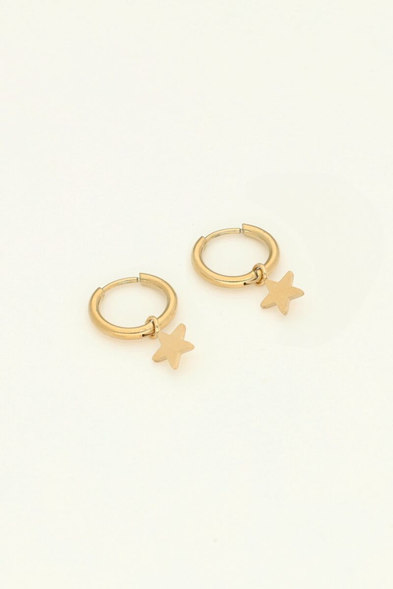 Earrings with star