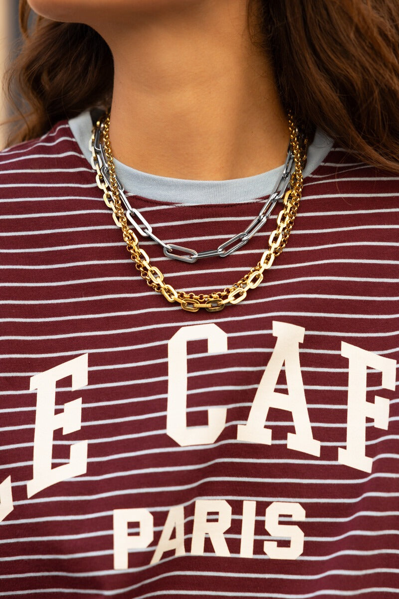 Bold statement schakelketting Hailey
