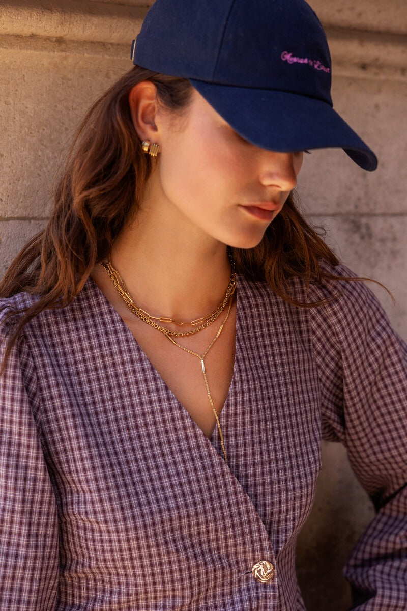 Bold y-ketting met tubes