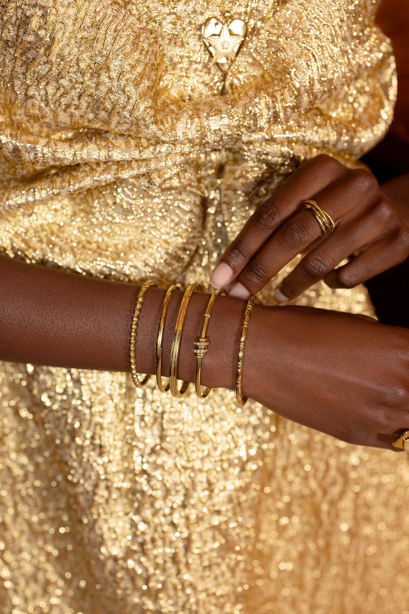 Bangle with chain