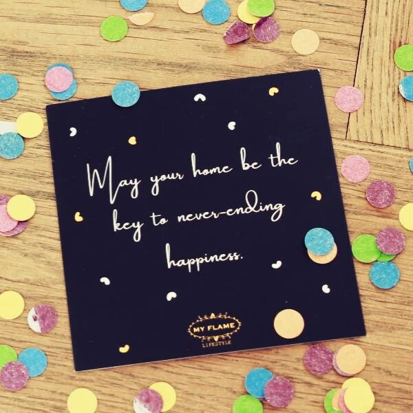 wristletsleutelhanger - happy home