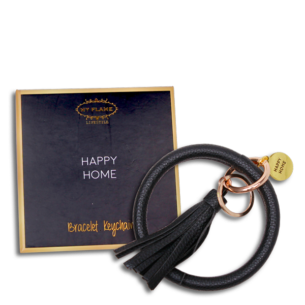 wristletsleutelhanger - happy home