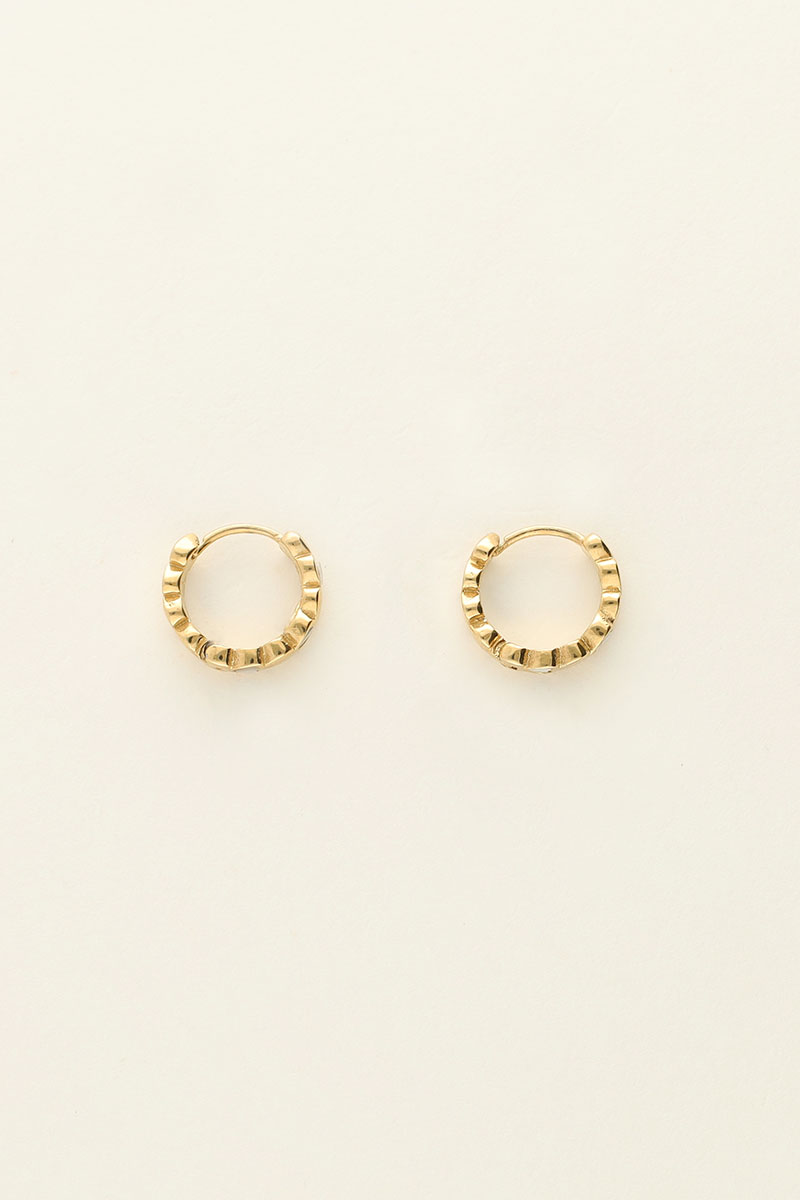 Earring hearts pearls