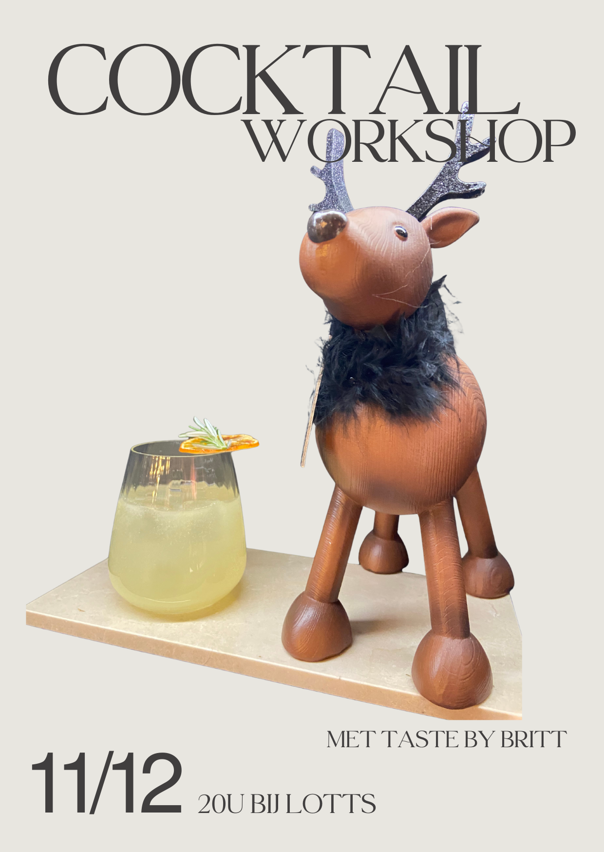 Ticket cocktailworkshop 11/12